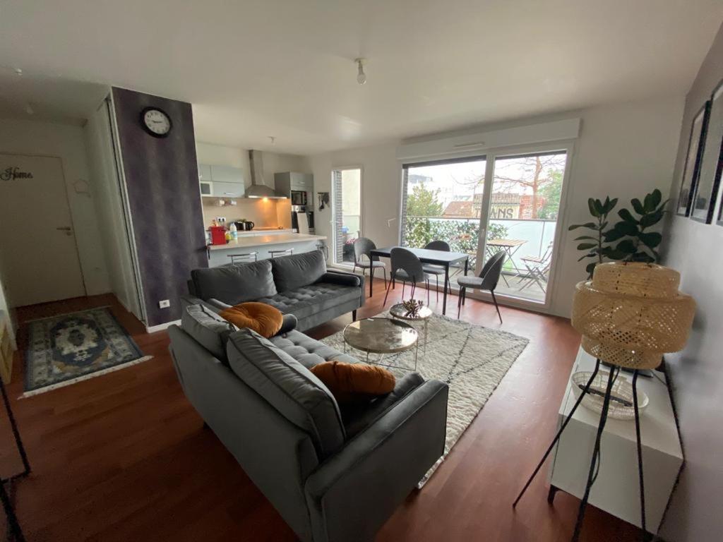 Appartement 80M2, Terrasse Sud, Metro 7 Direction Louvre A 8Minutes, Parking Sous-Sol, Proche Paris-Bercy Ιβρύ-συρ-Σεν Εξωτερικό φωτογραφία