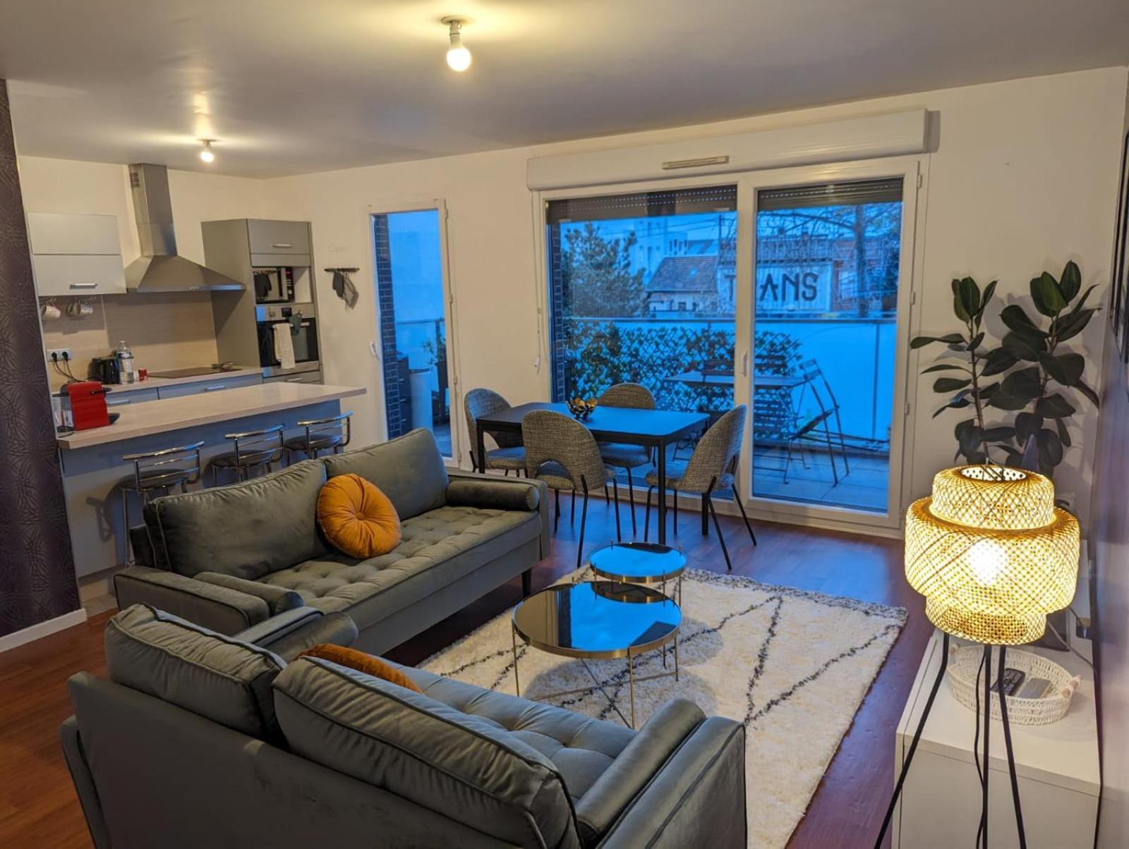 Appartement 80M2, Terrasse Sud, Metro 7 Direction Louvre A 8Minutes, Parking Sous-Sol, Proche Paris-Bercy Ιβρύ-συρ-Σεν Εξωτερικό φωτογραφία